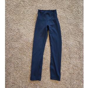 lululemon wunder train high rise crop leggings 23" everlux black granite 2